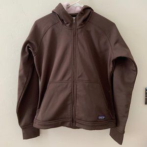 Patagonia Brown Zip-Up with Hood